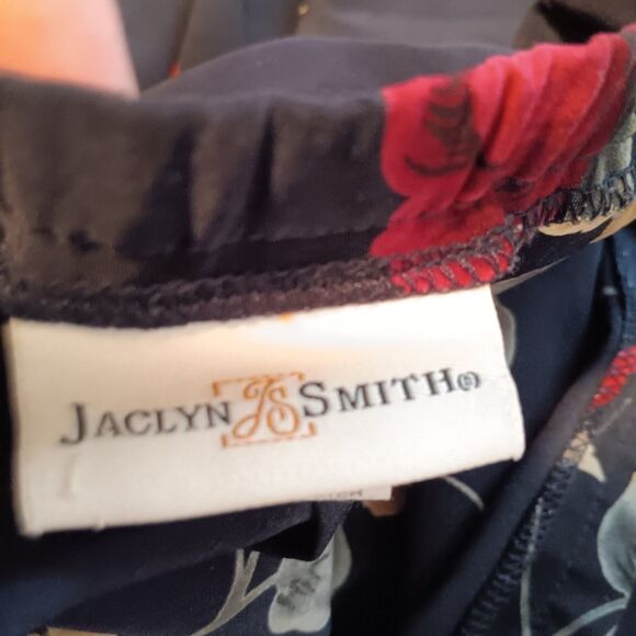 Vtg Jaclyn Smith Dark Floral Maxi Skirt-Size 10-Roses-Whimsygoth-Fairy Goth-Y2K - Picture 5 of 7